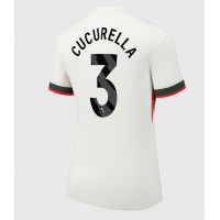 Stroje piłkarskie Chelsea Marc Cucurella #3 Koszulka Wyjazdowej dla damskie 2025-26 Krótki Rękaw